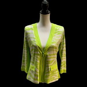 Berek Green & White Jacket-Size S